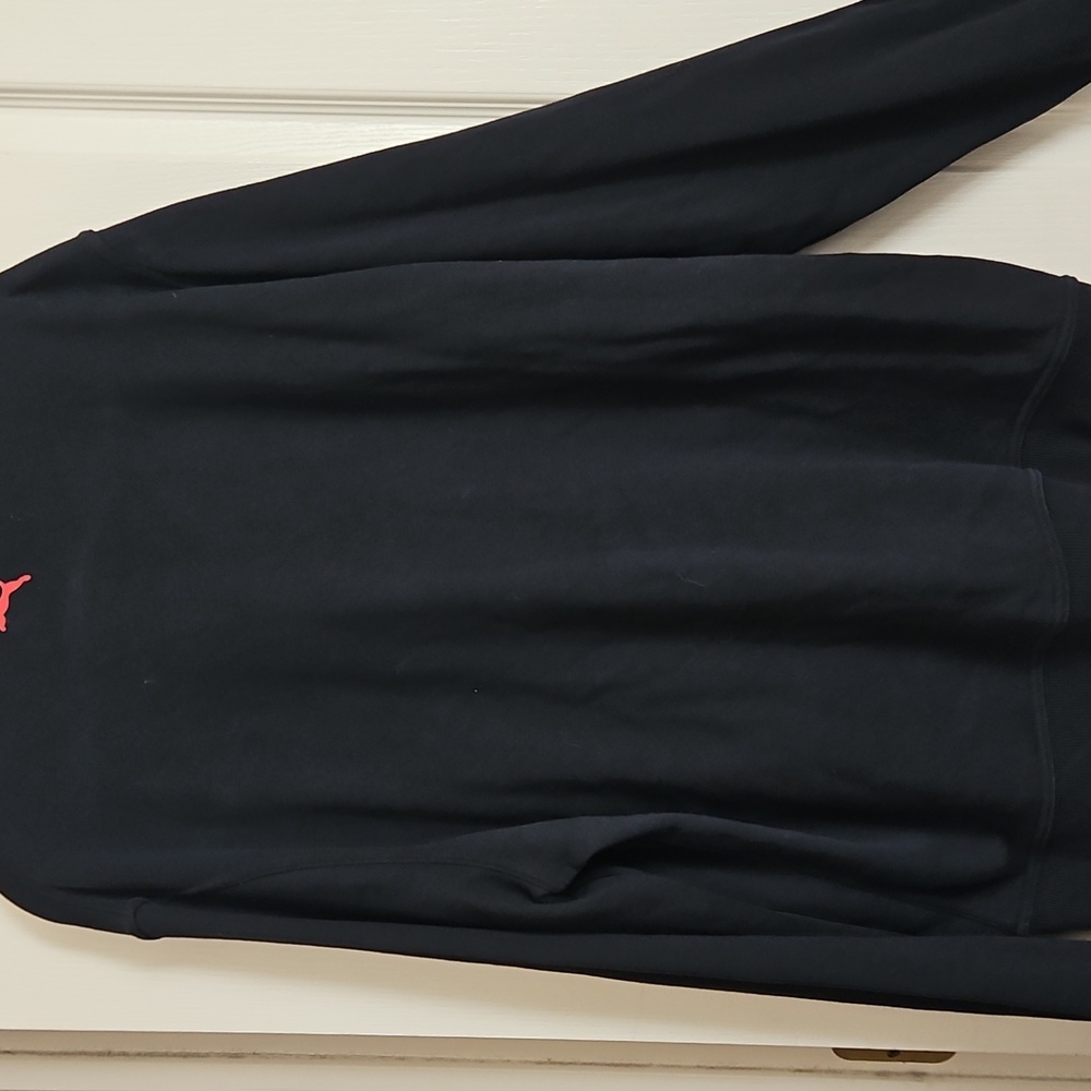 Puma Black Hoodie with Red Logo - Picture 3 of 3